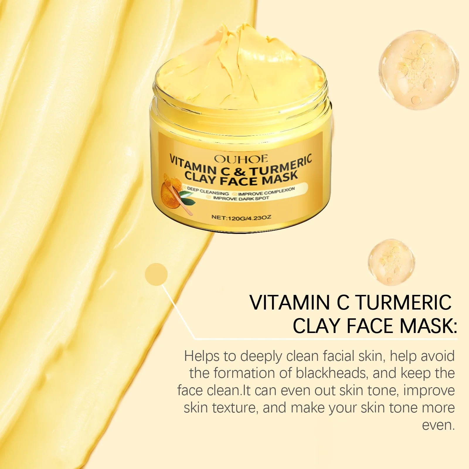 Turmeric Vitamin C Facial Mask Aura Glow