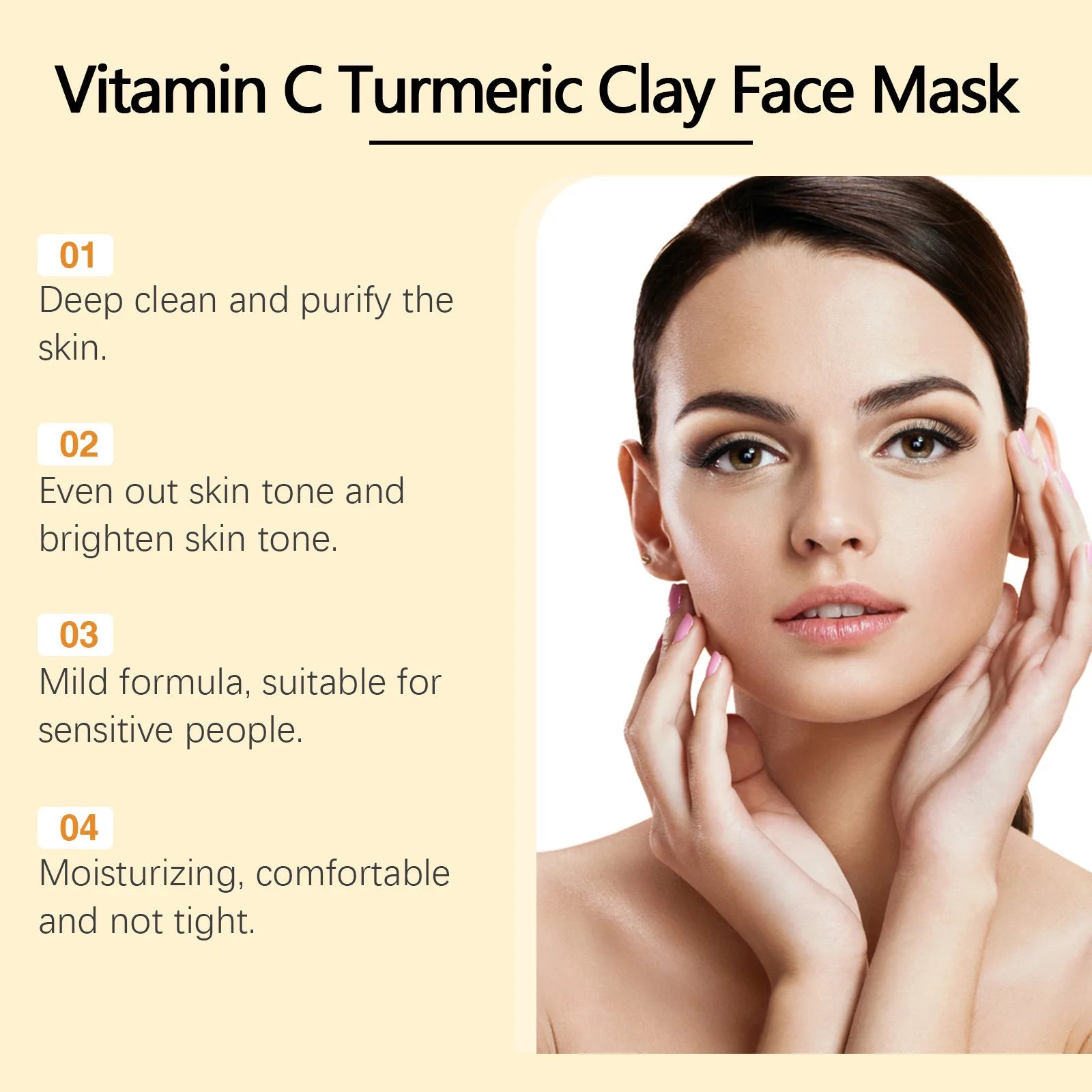 Turmeric Vitamin C Facial Mask Aura Glow