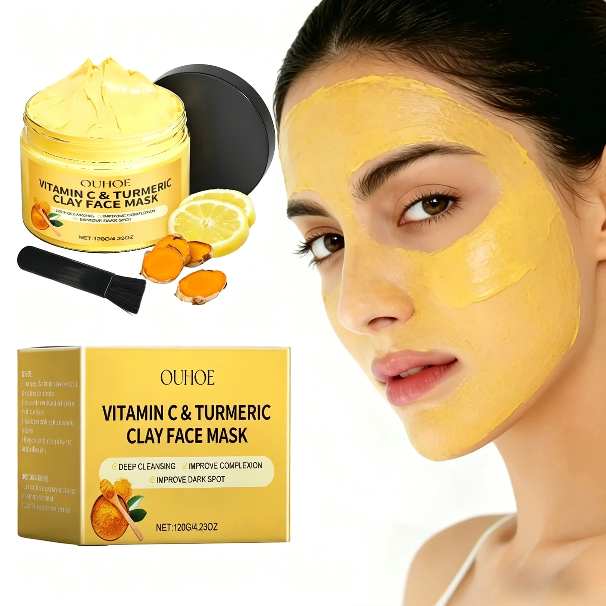 Turmeric Vitamin C Facial Mask Aura Glow